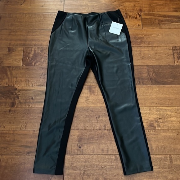Ellen Tracy Vegan Faux Leather Pant - Picture 6 of 13